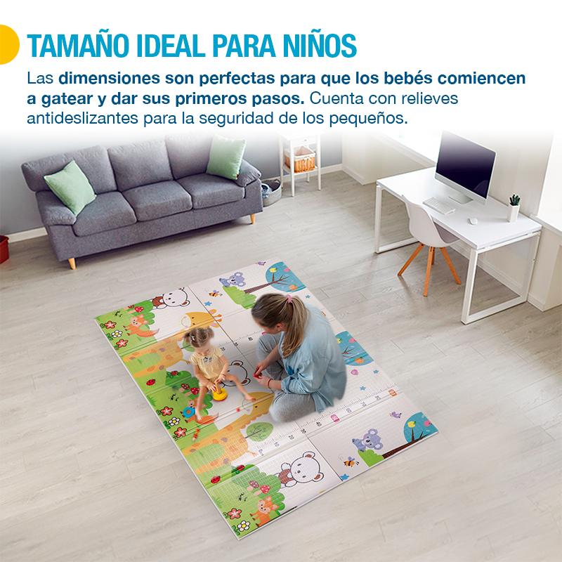 Tapete de Juego Plegable Portátil para Bebé y Niño XL 150x200cm SHIMY