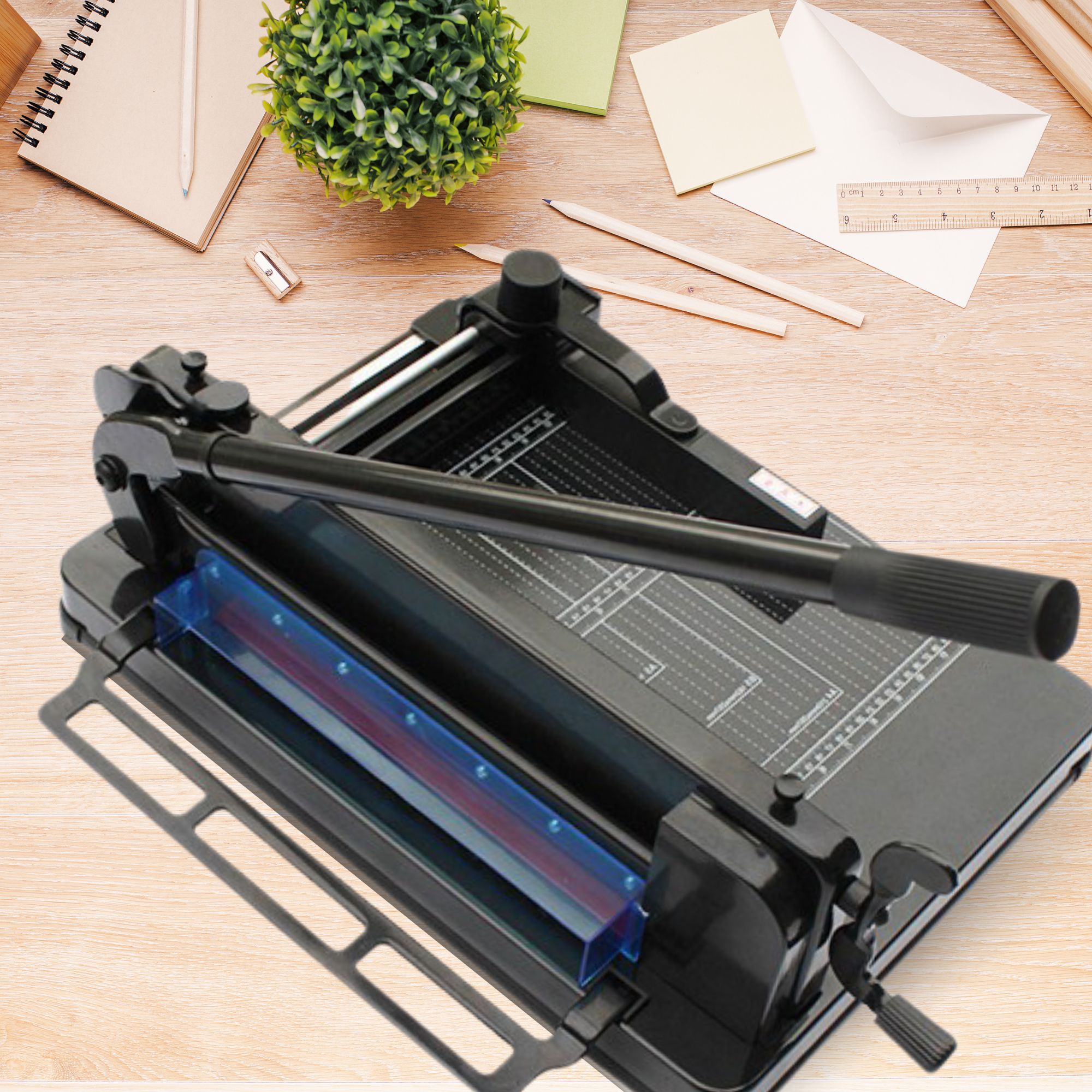 Guillotina Cortadora Multifunción 400 Hojas Uso Rudo 12