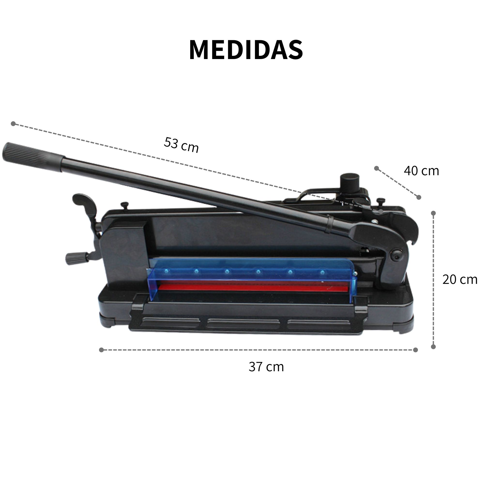 Guillotina Cortadora Multifunción 400 Hojas Uso Rudo 12