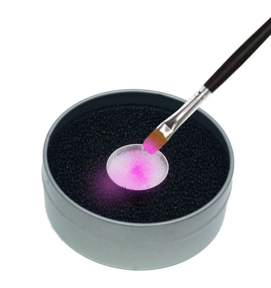 Estuche Limpia Brocha En Seco Maquillaje Reutilizable Báusse