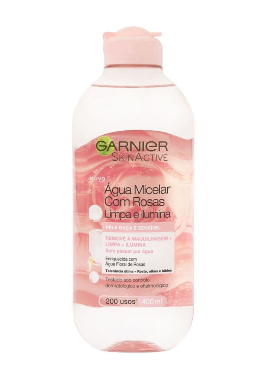 Agua Micelar Con Rosas Garnier 400 Ml Desmaquilla Limpia