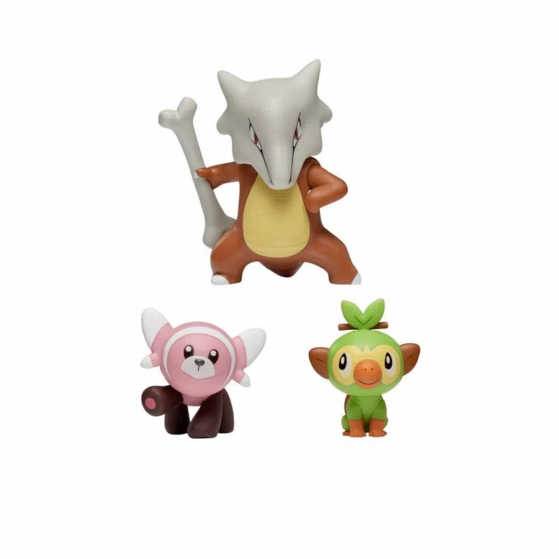 Pokemon Marowak + Grookey + Stufful