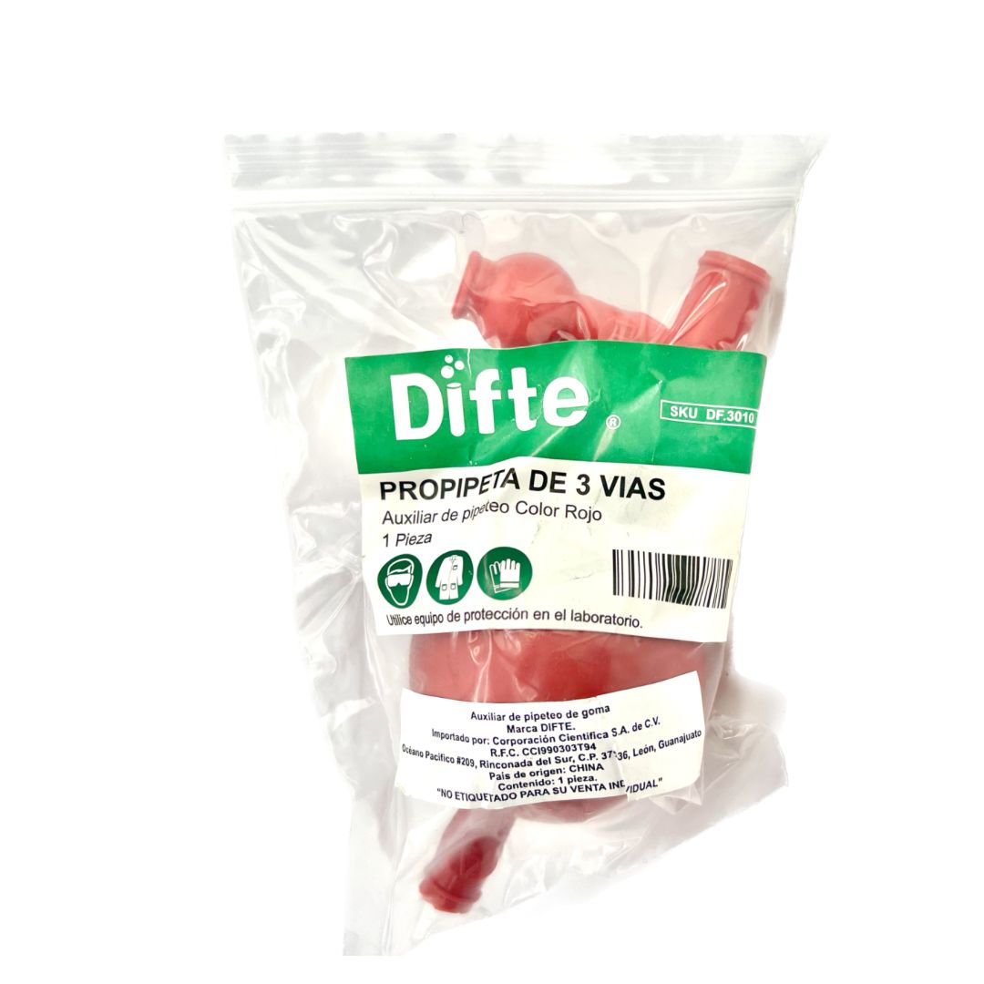 Propipeta de 3 vías