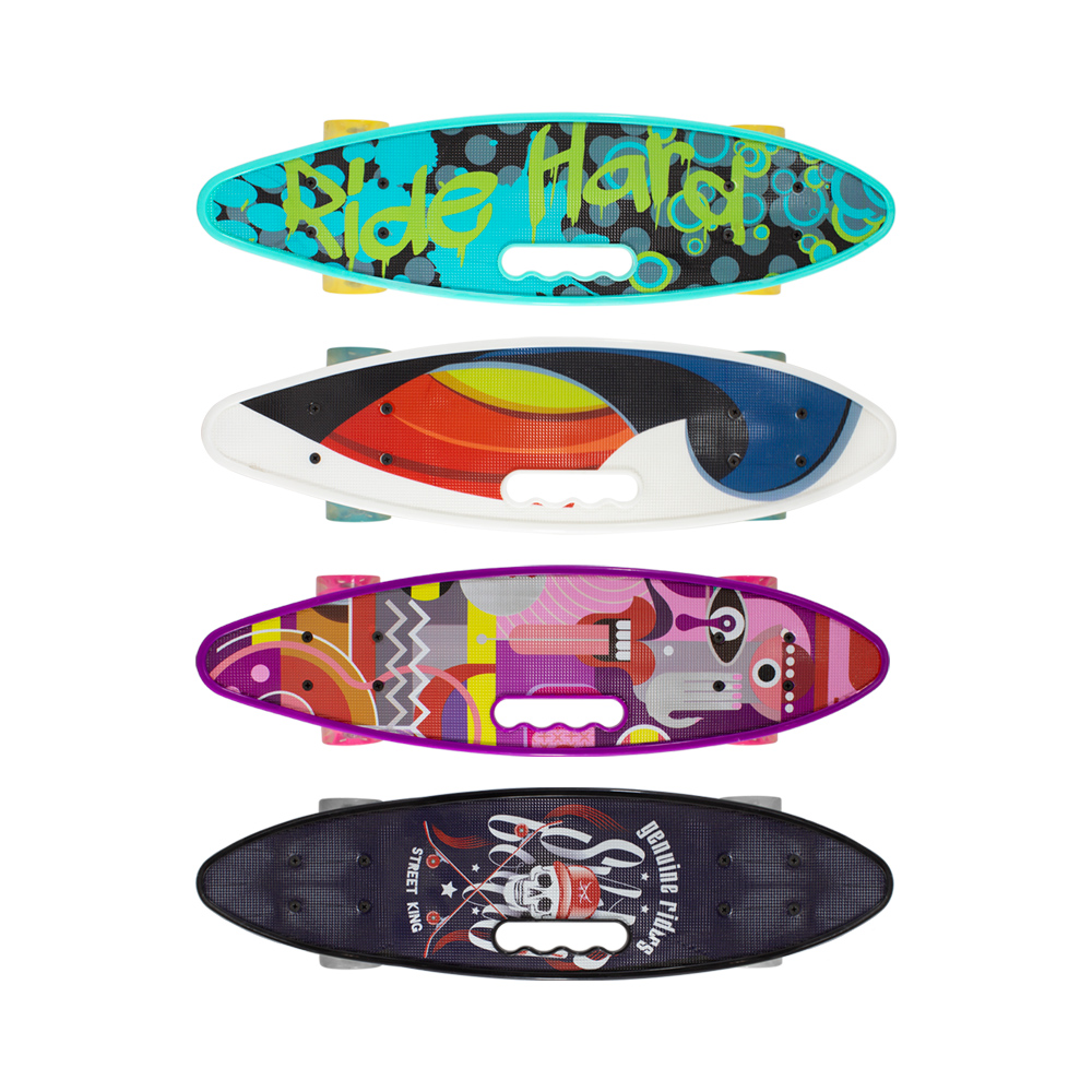 Paquete Surtido Caja Sorpresa Patinetas Cruiser Surf Importadora La Merced 3 Piezas