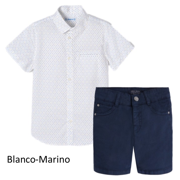 Camisa Y Short Para Niño Años Varios Modelos Marca Mayoral