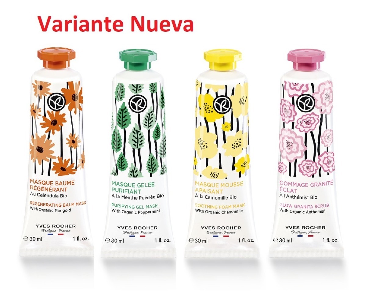 Mascarilla Facial Yves Rocher Luminosidad Exfoliante