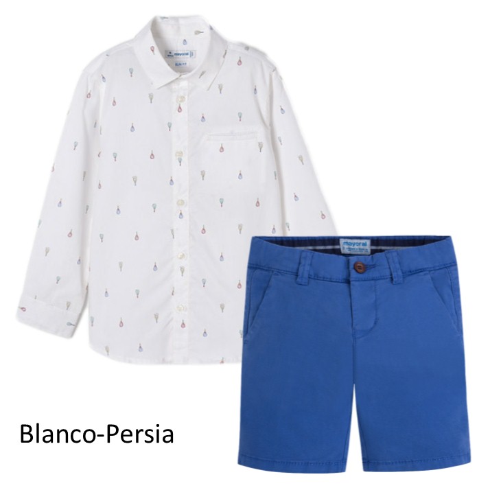 Camisa Y Short Para Niño Años Varios Modelos Marca Mayoral