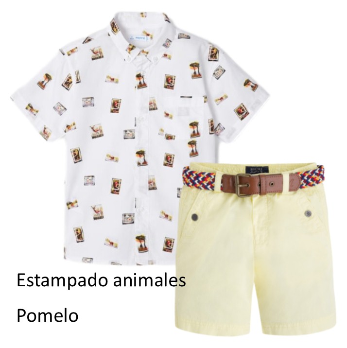 Camisa Y Short Para Niño Años Varios Modelos Marca Mayoral