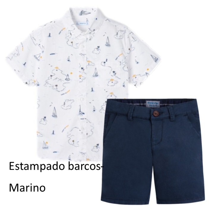 Camisa Y Short Para Niño Años Varios Modelos Marca Mayoral