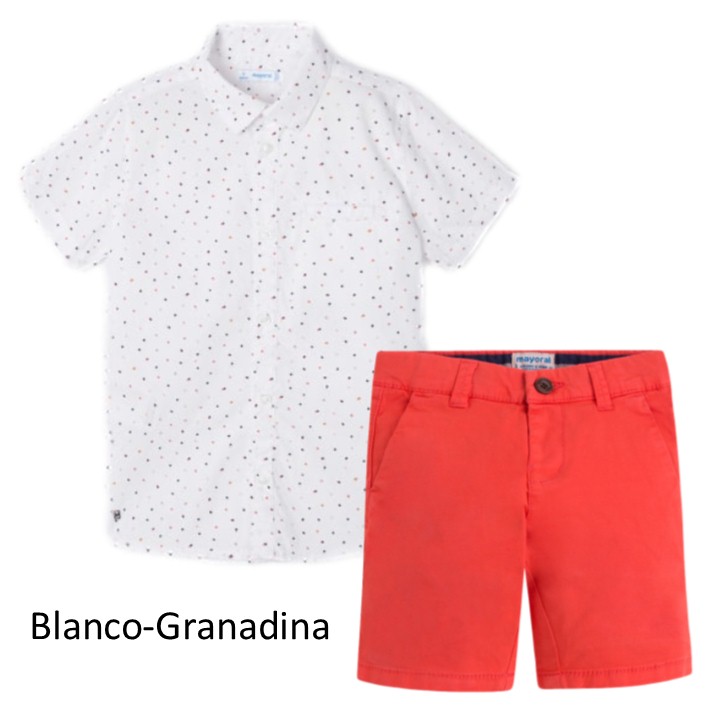 Camisa Y Short Para Niño Años Varios Modelos Marca Mayoral