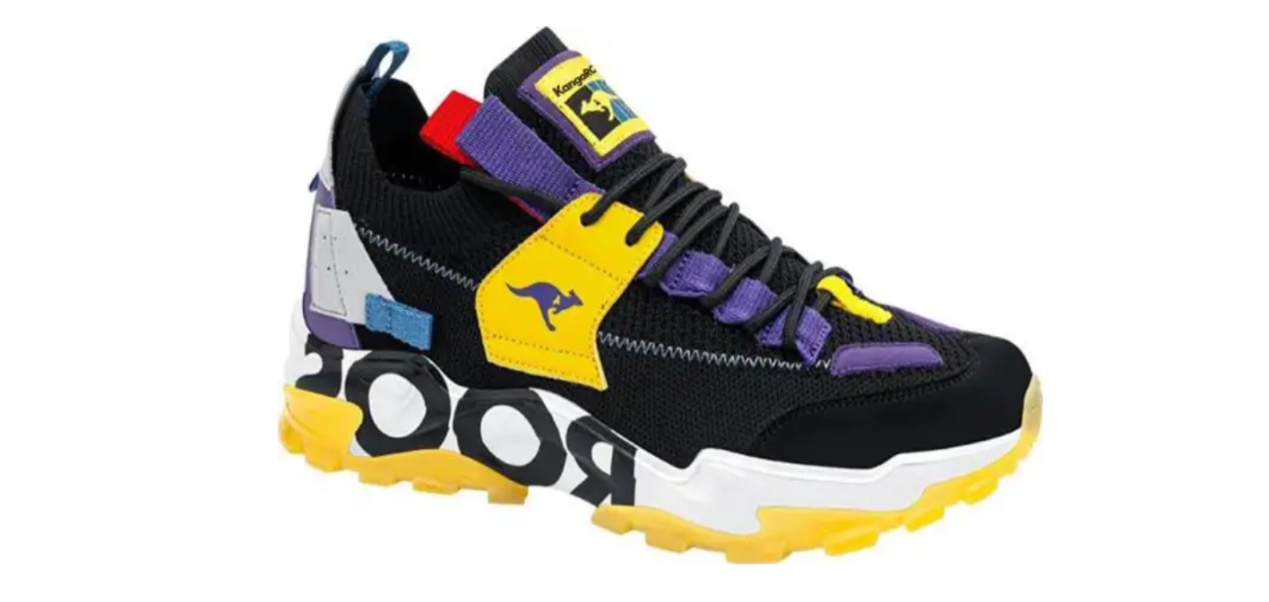 Tenis Hombre Caballero Comodo Urbano Negro Kangaroos