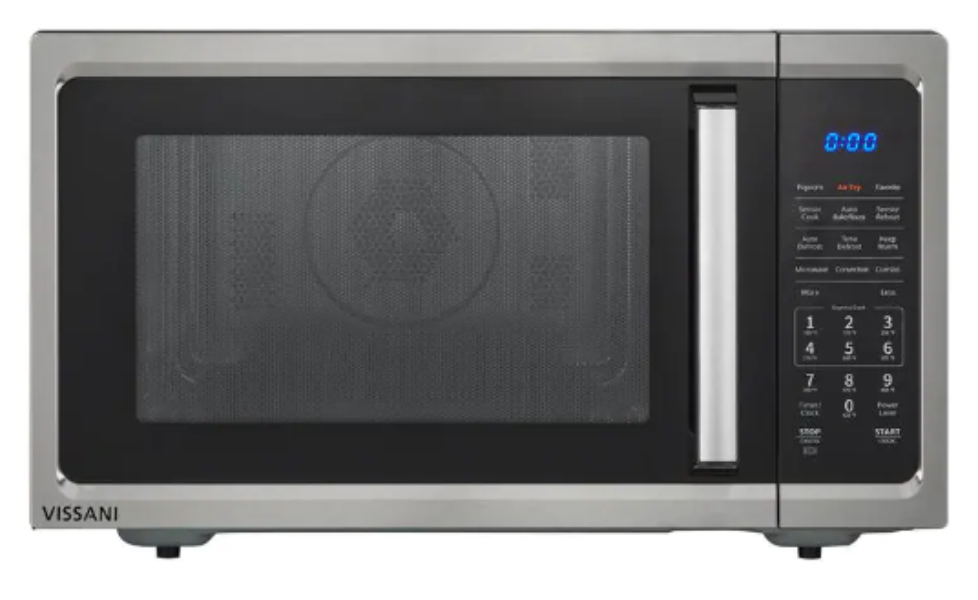 Horno Microondas  1.5 PIES Vissani 3  en 1 (microondas, freír al aire y convección-rostizar)  EC042A2KJ3 