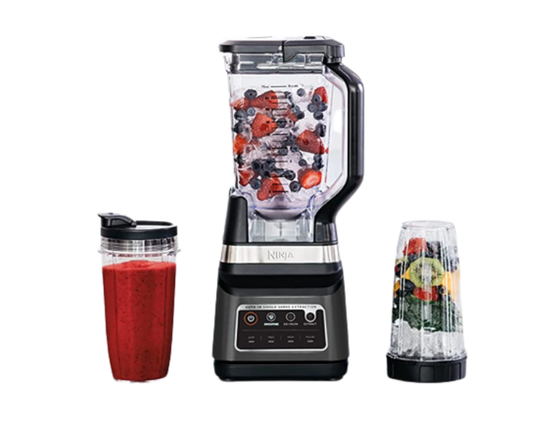 Ninja Licuadora con 3 programas Auto-iQ (Smoothie , Ice crush, Extractor) - BN751