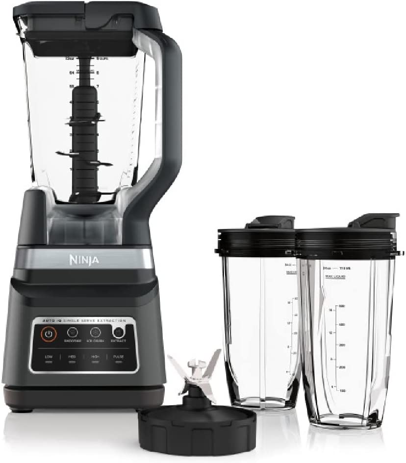 Ninja Licuadora con 3 programas Auto-iQ (Smoothie , Ice crush, Extractor) - BN751