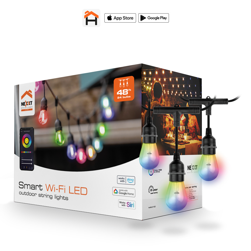 Guirnalda de luces inteligente con conexión Wi-Fi nhb-o100