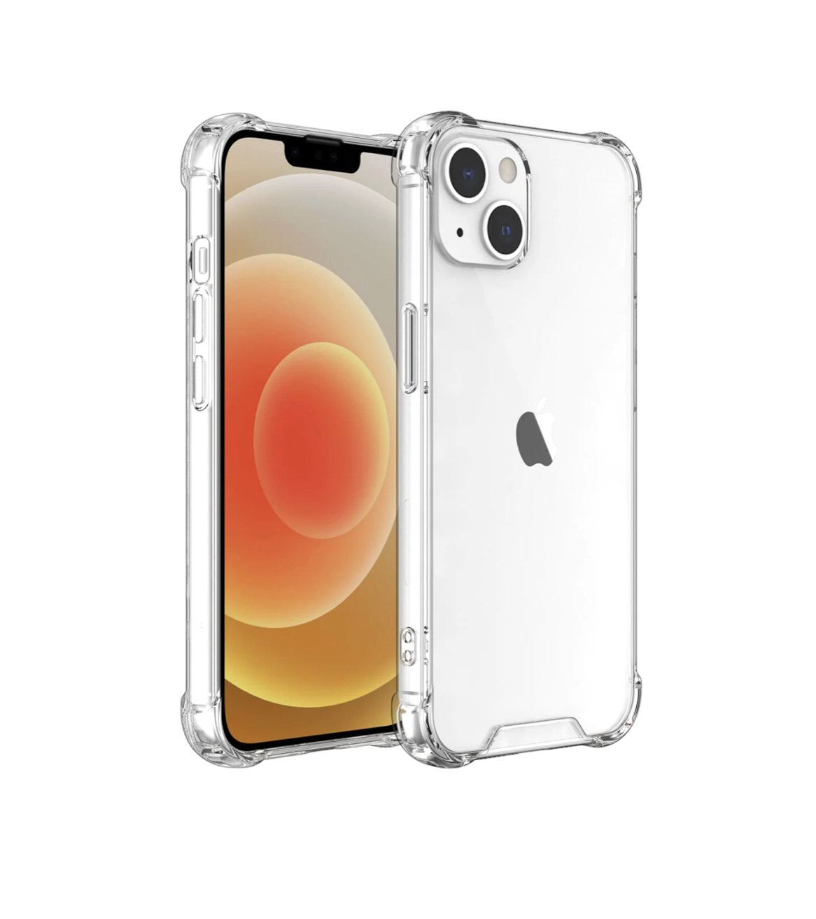 Funda Acrigel Transparente con Esquinas Reforzadas más Mica de Cristal Gratis para iPhone 14 Plus