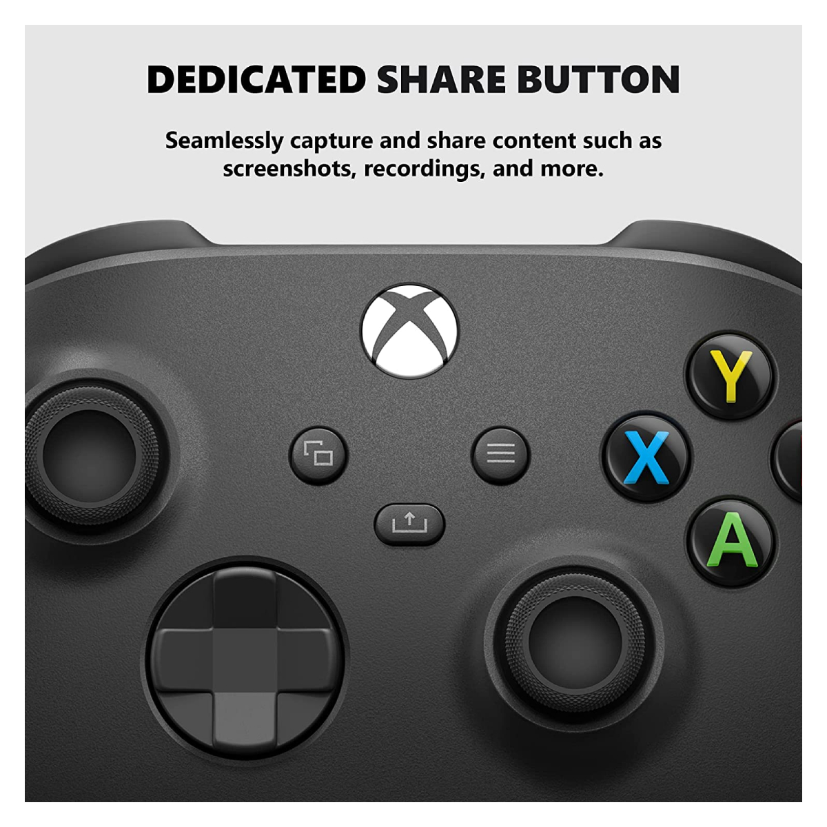 Control inalambrico Carbon Black Xbox