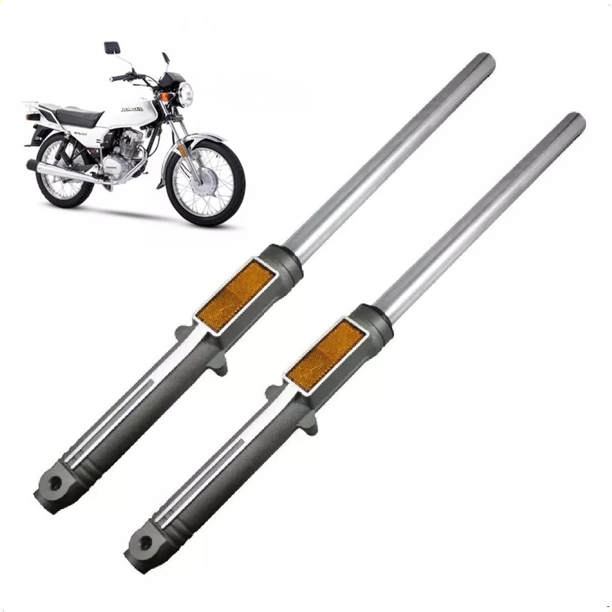 Tubos Internos De Horquilla Delantera (Stanchions) Para Kawasaki ER650 / Z650 (2017-2022) - 41mm