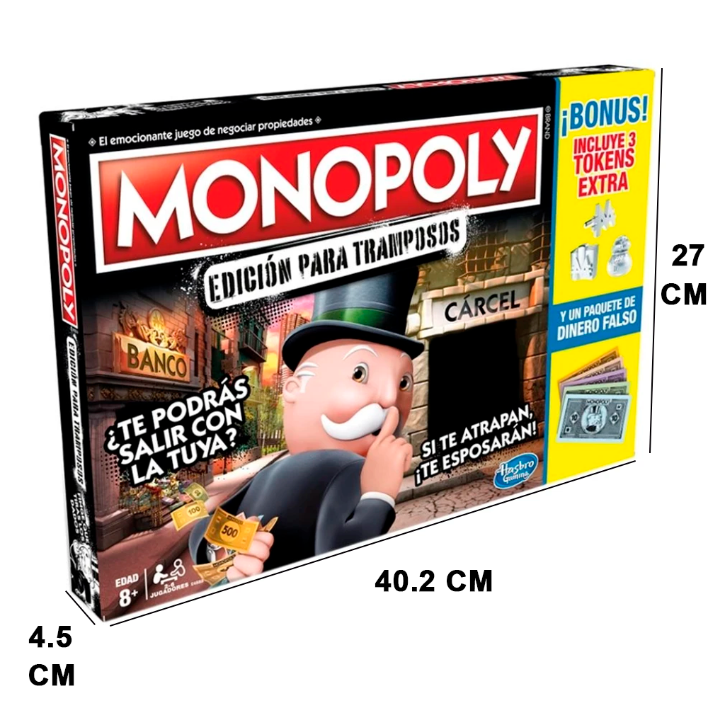 Juego de Mesa Hasbro Monopoly Edición para Tramposos E4888