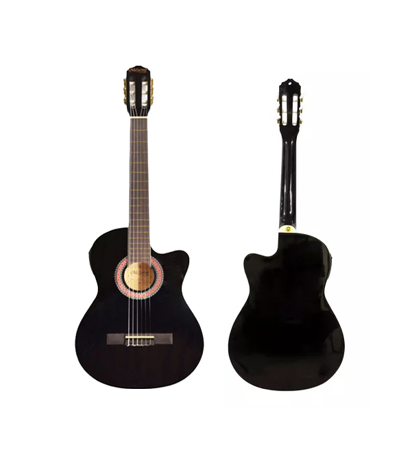 Guitarra Electroacústica McCartney SD-2-BK Negra Cuerdas de Nylon 