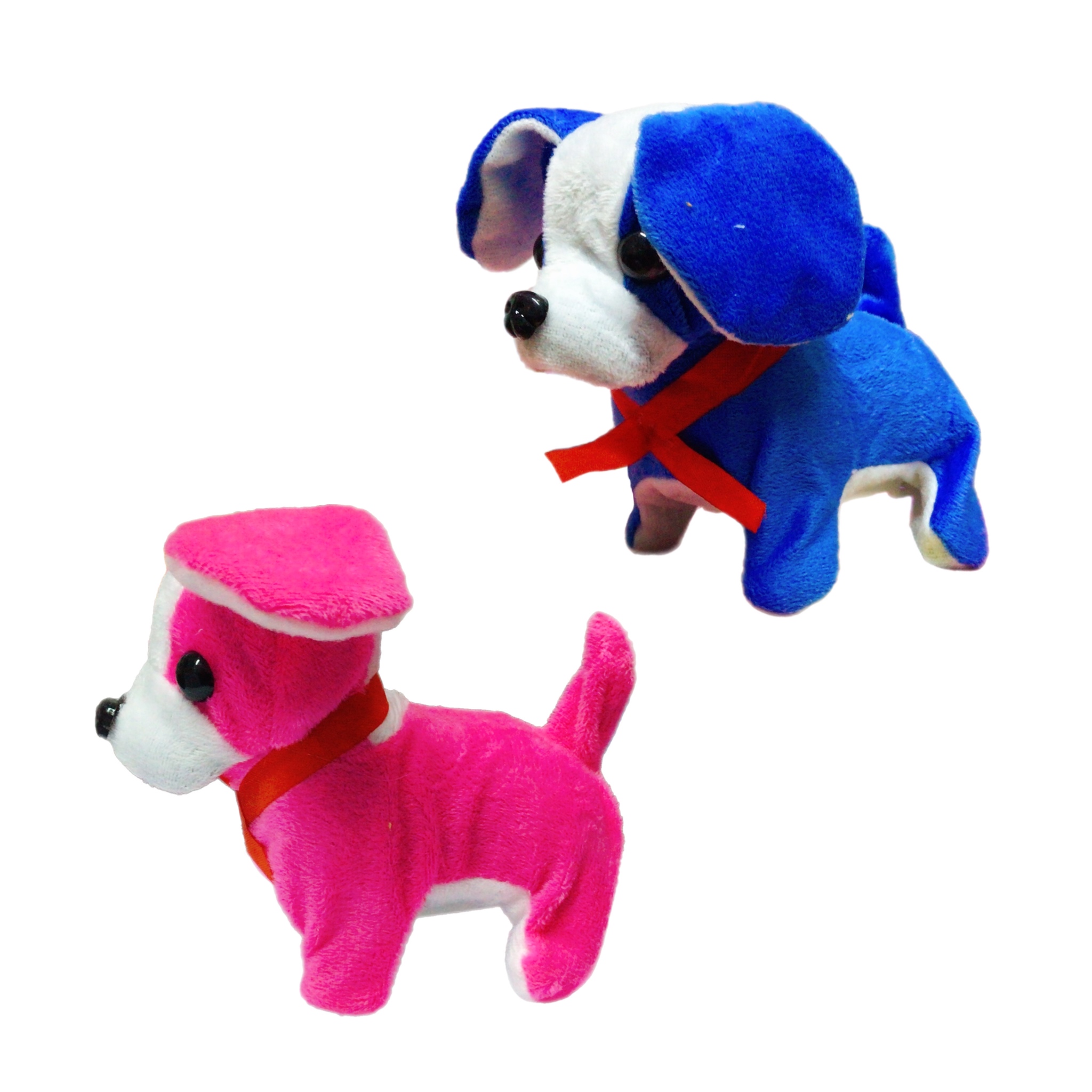 Perro Peluche Que Camina Con Sonido Chillon De Juguete