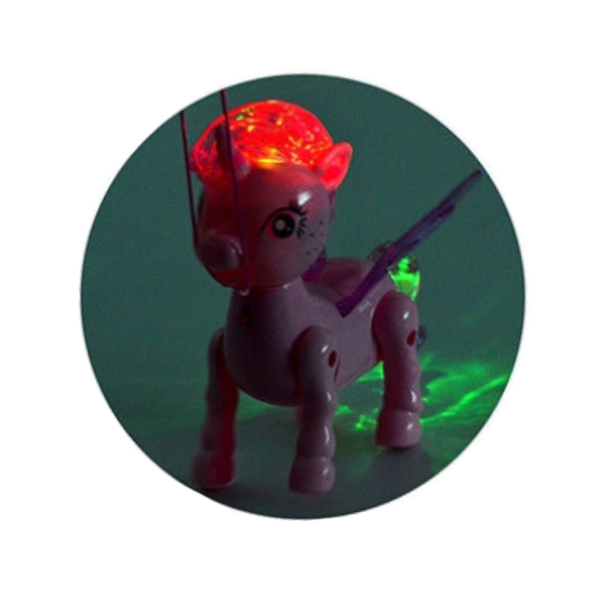 Unicornio Ponny De Luz Juguete Musical Con Movimiento
