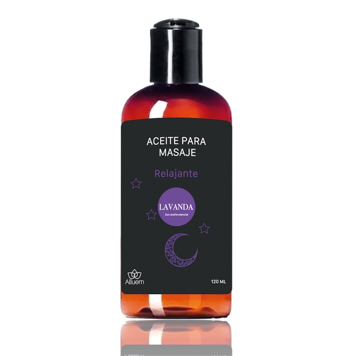 Aceite  Para Masajes Con Aceite Esencial de Lavanda Relajante Hidratante