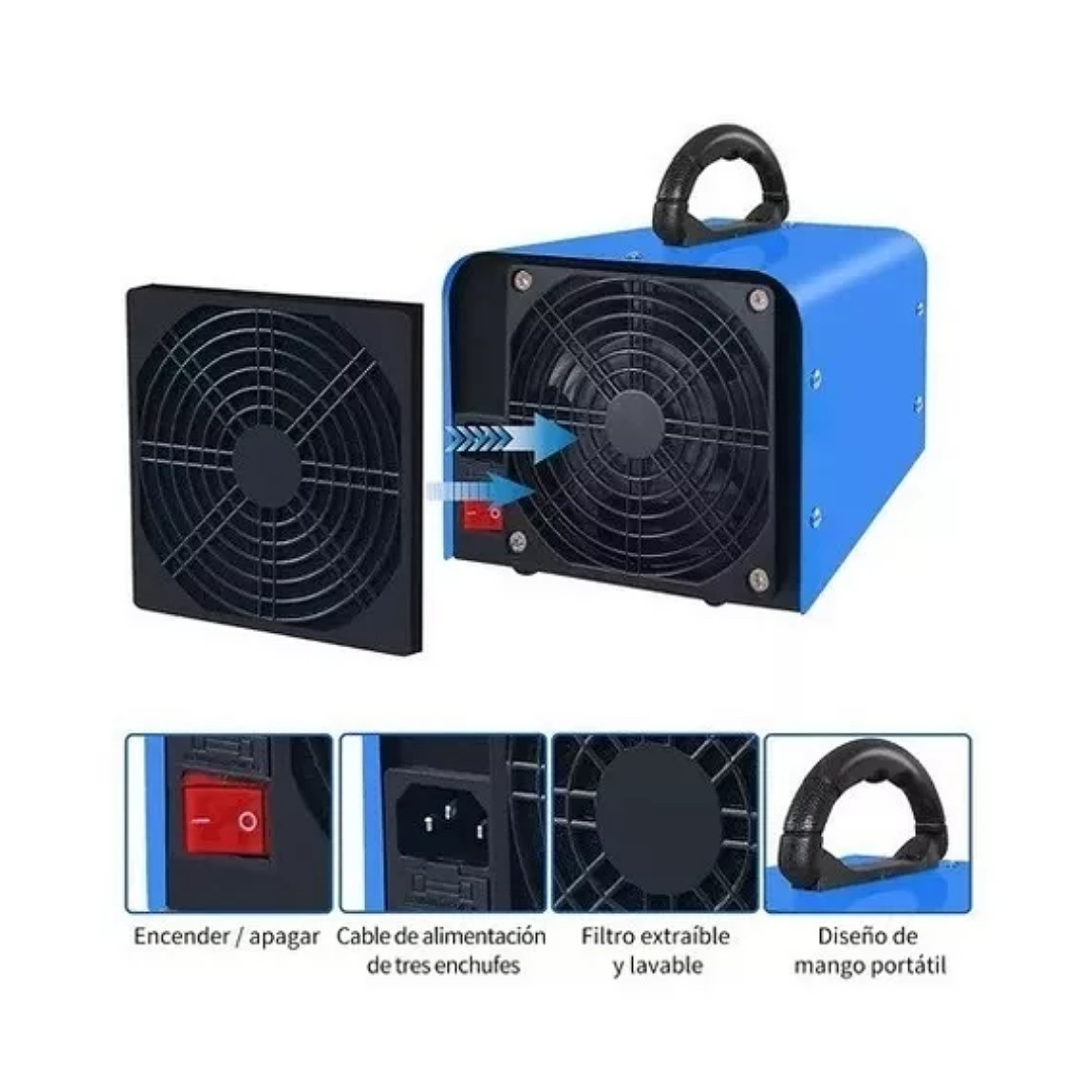 20-30g/h Purificador Generadora De Ozono Portátil Para Hogar