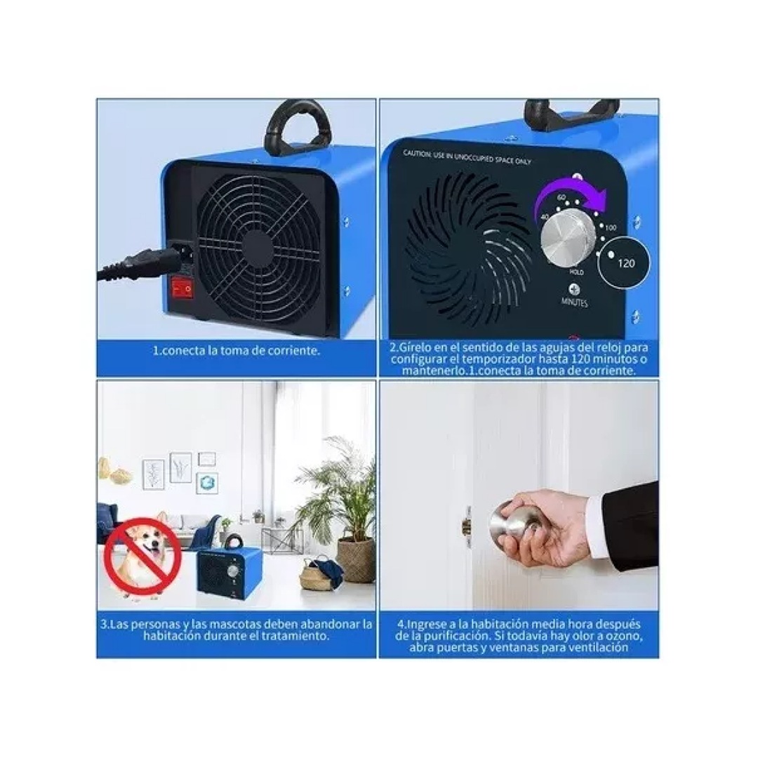 20-30g/h Purificador Generadora De Ozono Portátil Para Hogar