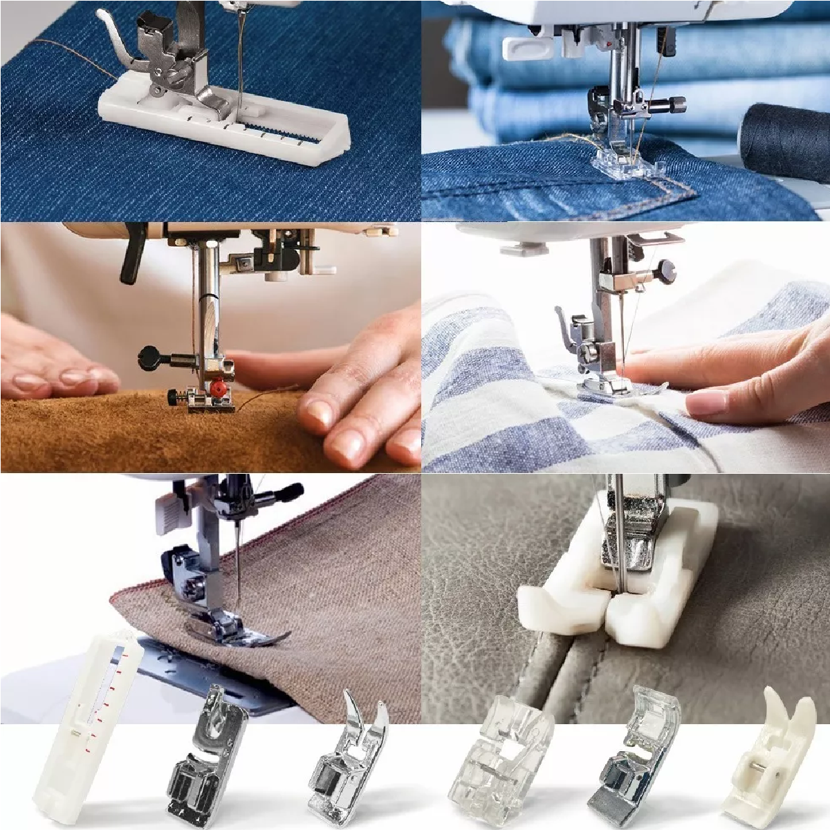 Set Profesional Para Máquina De Coser Prensatelas 48 Pzas