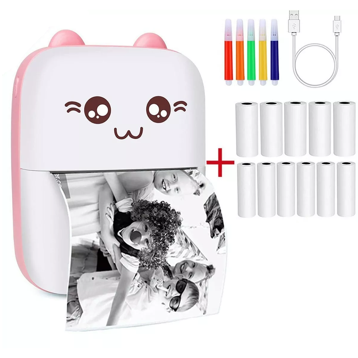 Mini Impresora Portátil Impresora Térmica Bluetooth