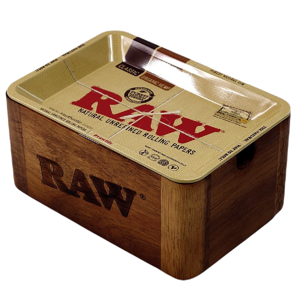 RAW Cache Box Mini - Caja de madera + charola mini classic