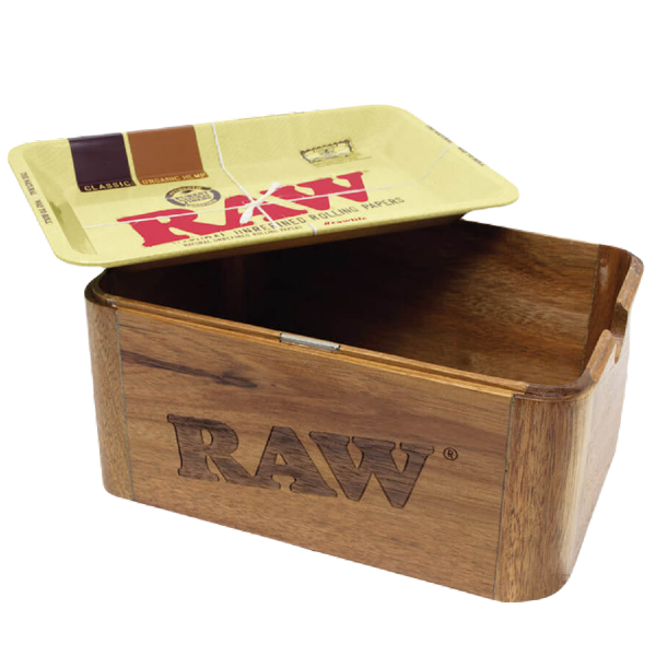RAW Cache Box Mini - Caja de madera + charola mini classic