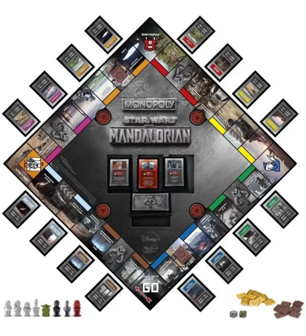 Monopoly Star Wars de Disney - The Mandalorian Hasbro Coleccionable