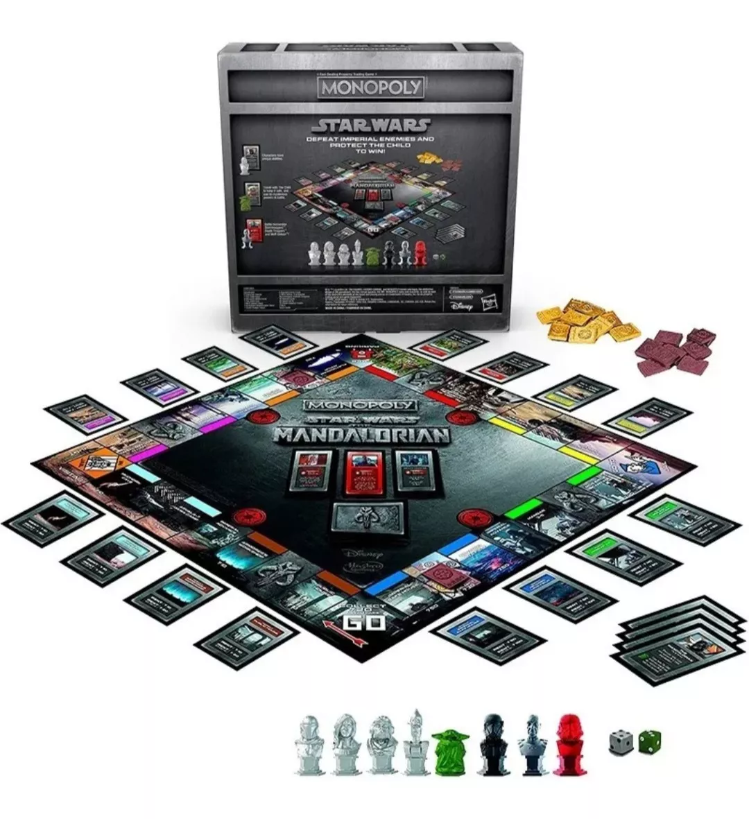 Monopoly Star Wars de Disney - The Mandalorian Hasbro Coleccionable