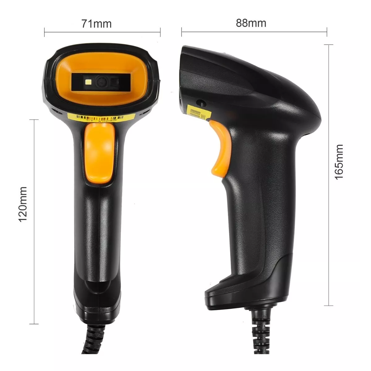 Lector Codigo De Barras Láser Usb Cableado 1d/2d/qr 2.0m