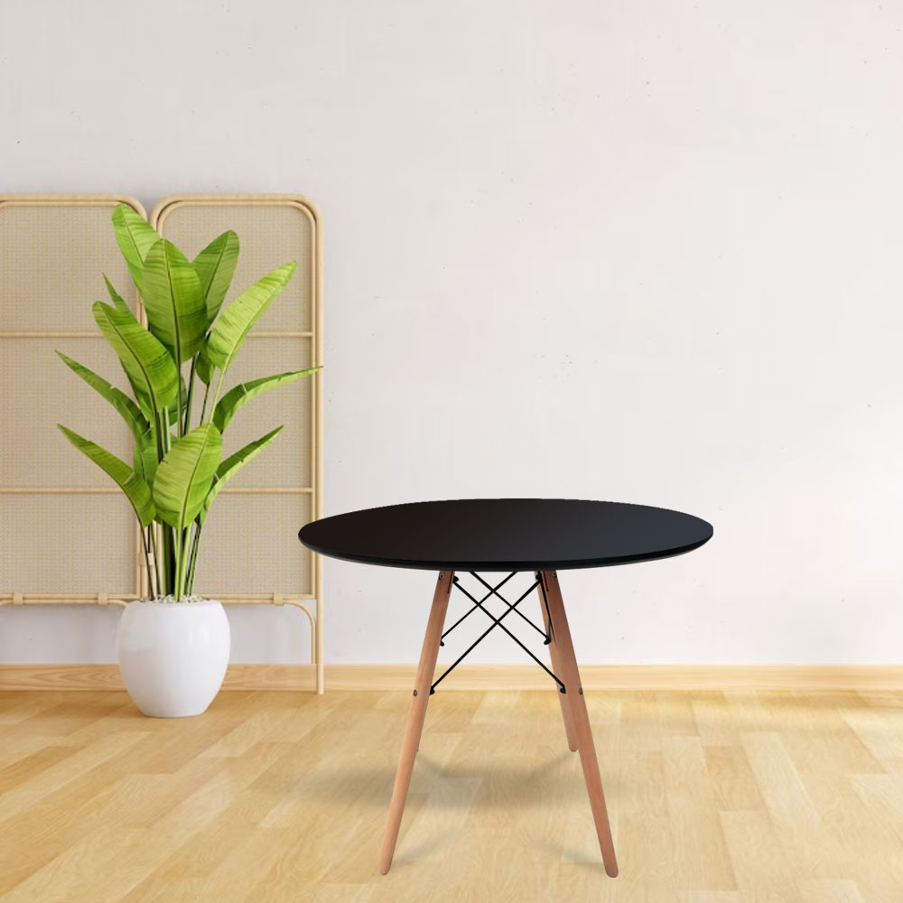 Mesa de Comedor Redonda para 4 Personas desayunador Oslo 80 cm de diametro