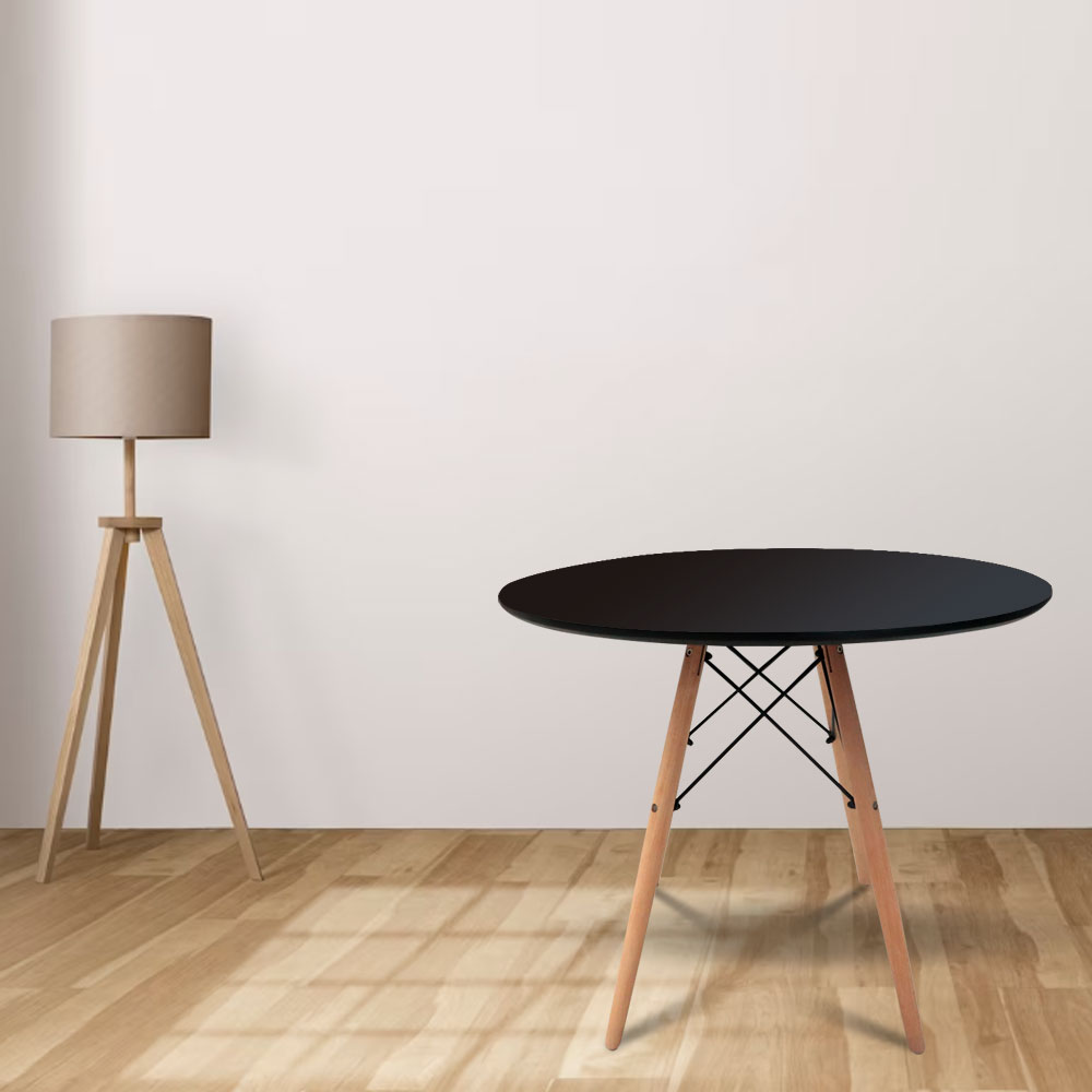 Mesa de Comedor Redonda para 4 Personas desayunador Oslo 80 cm de diametro