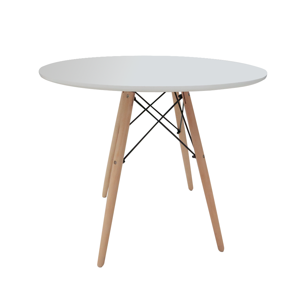 Mesa de Comedor Redonda para 4 Personas desayunador Oslo 80 cm de diametro