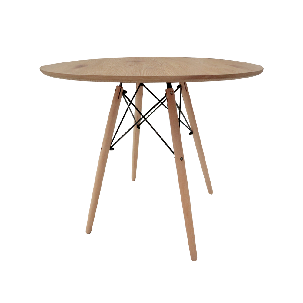 Mesa de Comedor Redonda para 4 Personas desayunador Oslo 80 cm de diametro