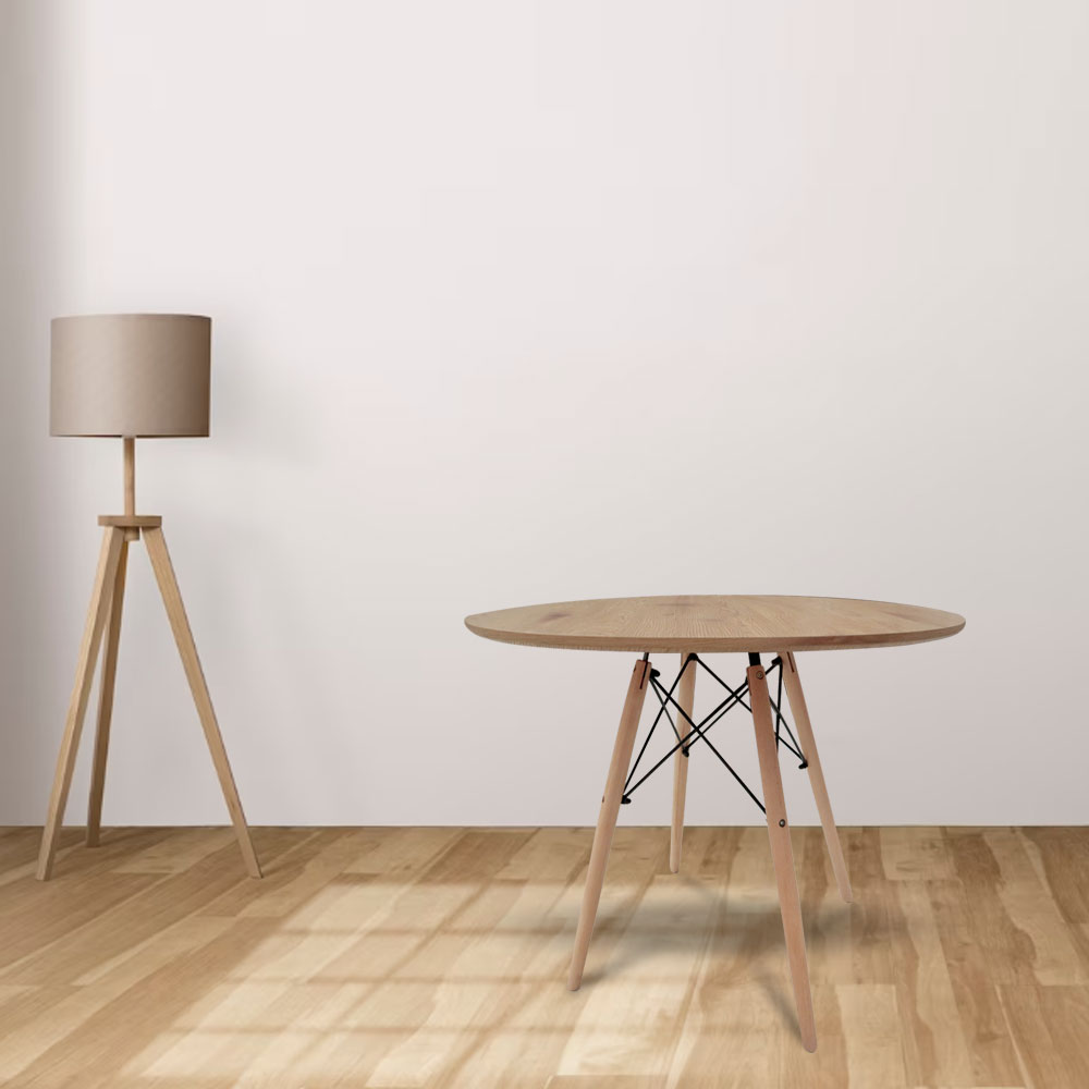 Mesa de Comedor Redonda para 4 Personas desayunador Oslo 80 cm de diametro