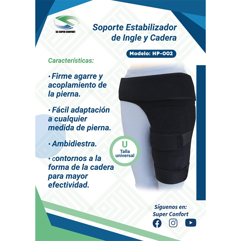 Soporte Estabilizador de Ingle y Cadera Unitalla 