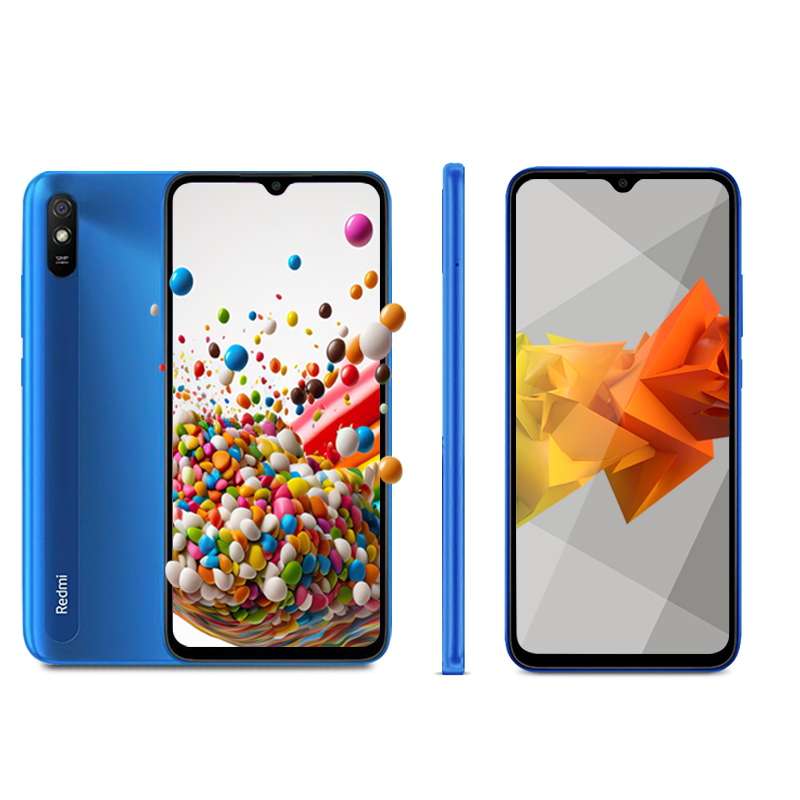 Combo 2 Celulares Xiaomi Redmi 9A Helio-G25 4GB 64GB 6.53Pulg HD+ Dual Sim
