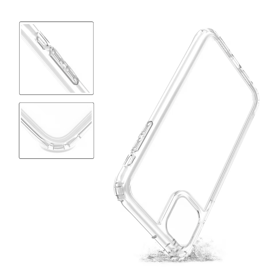 Funda Acrigel Transparente con Esquinas Reforzadas más Mica de Cristal Gratis para Samsung A10s