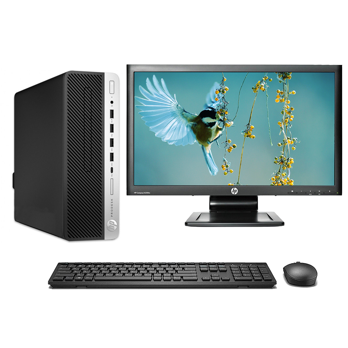 Equipo HP ProDesk 600 G3 Core i5 6ta Gen 16gb RAM 240GB SSD Monitor 22 Pulgadas Wifi (Reacondicionado)