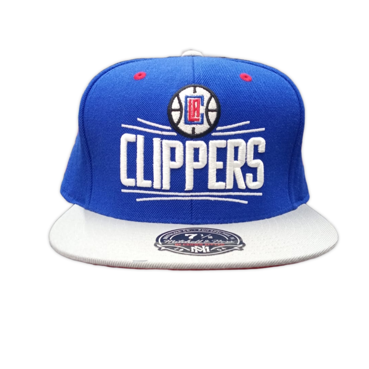 Gorra Cerrada Mitchell & Ness Clippers 7 1/2 Azul G163M