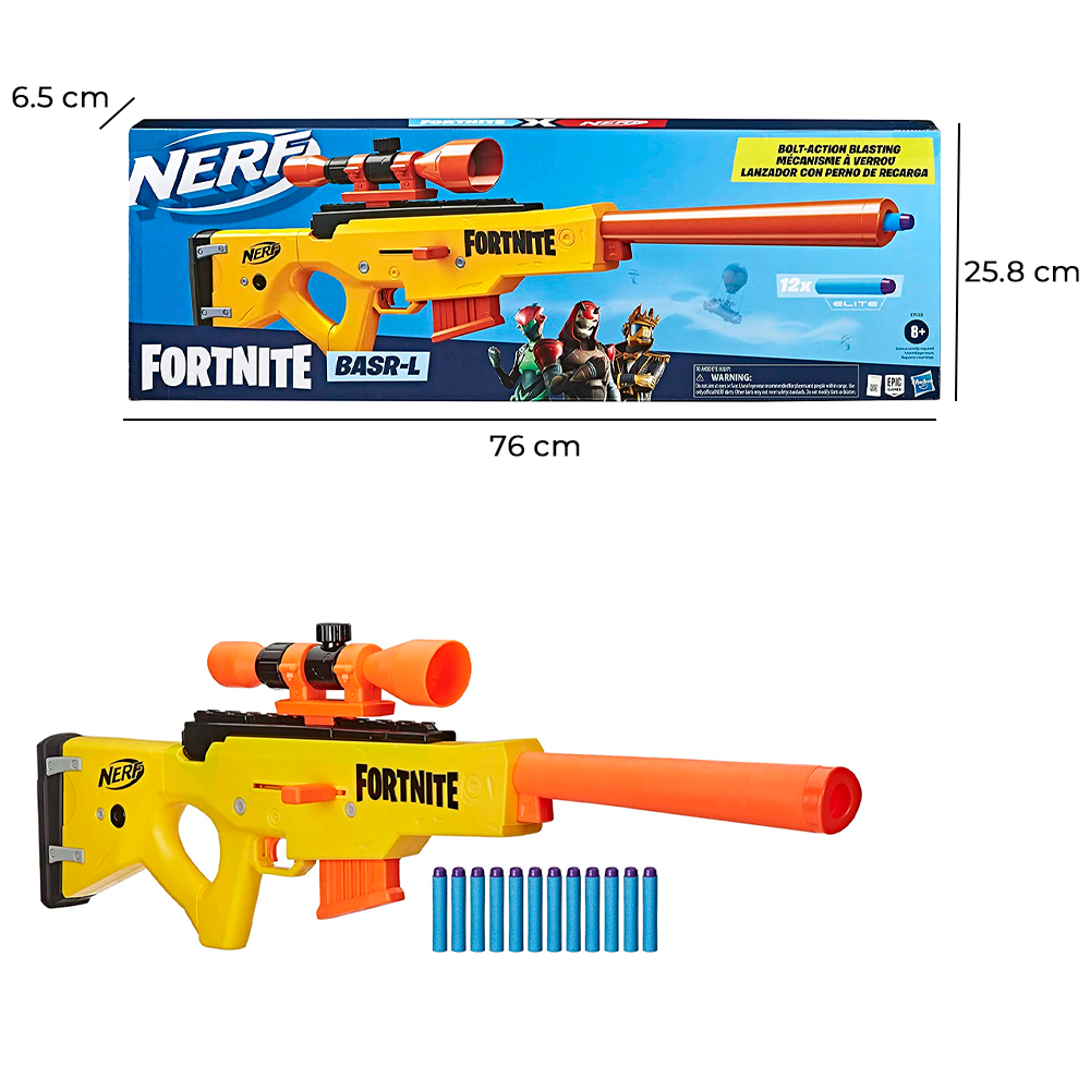 Lanzador Hasbro E7522 Nerf Fortnite BASR-L