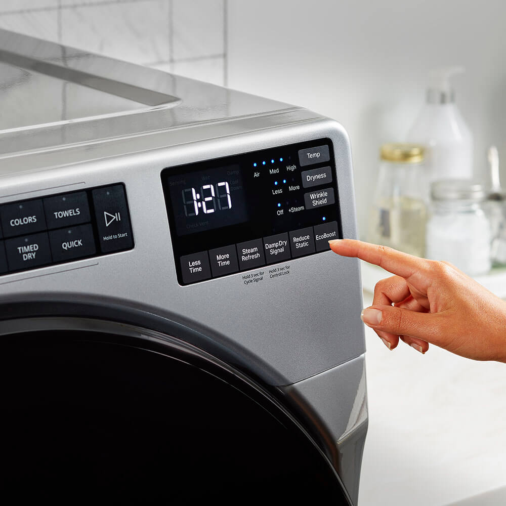 Secadora Carga Frontal Gas 23kg Cromo Whirlpool 7MWGD6605MC