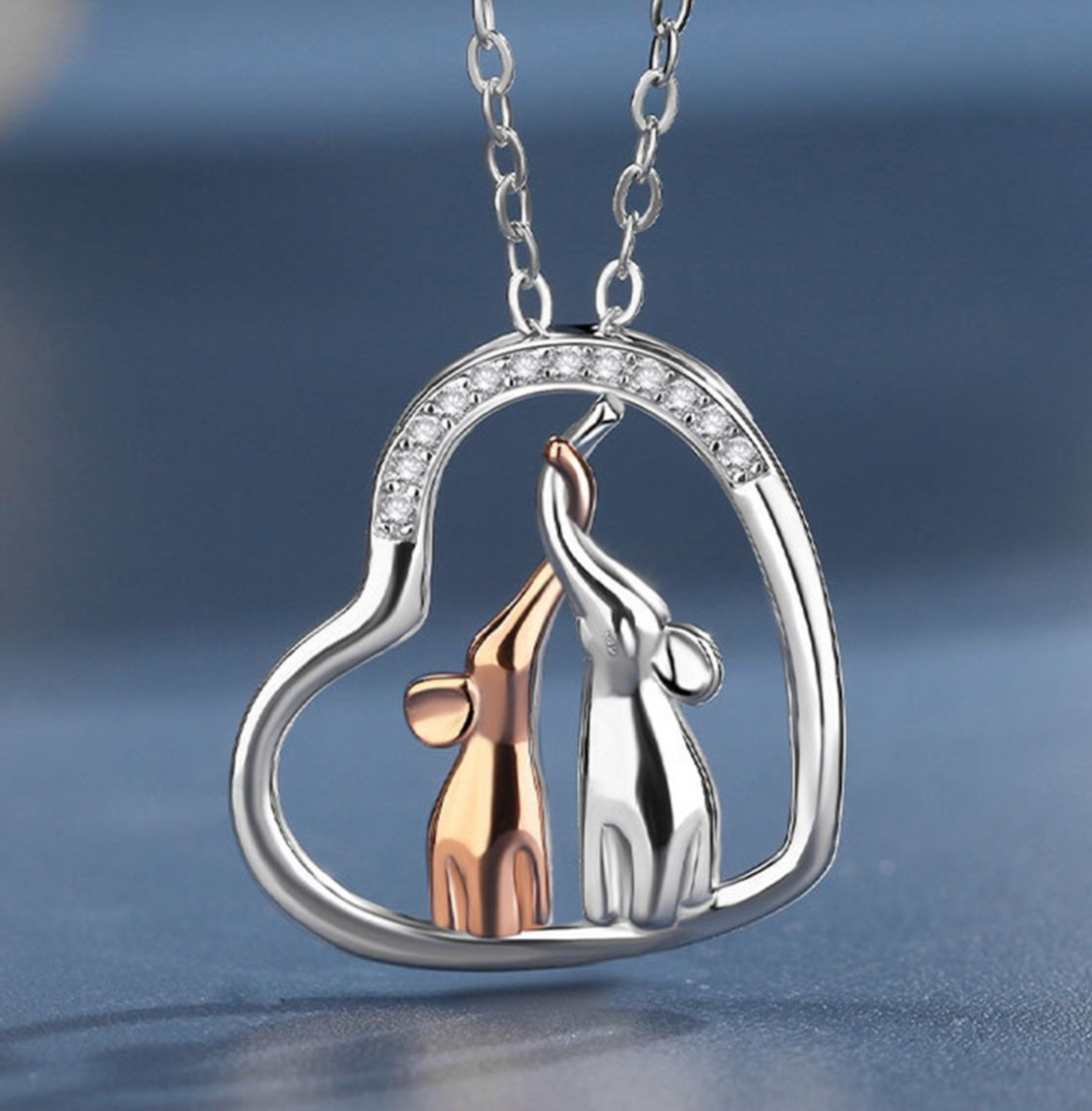 Collar Corazón De Plata 925, Regalo Para Mamá Madre Mujer