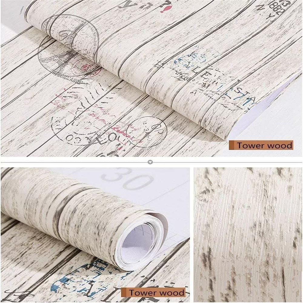 Papel Tapiz Adherible 10m X 45cm Tablones Vintage Paris Tp47